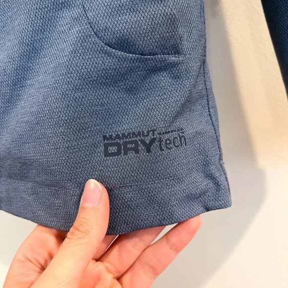 Mammut Dry Tech Blue Water Resistant Hooded Full Zip Winter Coat Women's XS - Picture 11 of 12